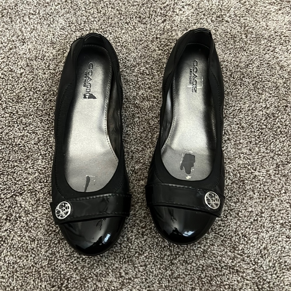 Authentic Coach Ballet Slippers/ Flats